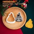 Stampo per biscotti natalizio a forma di ragazza in plastica bianca per dolci festivi - Girls