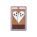 Halloween Geister Liebhaber Tarot Emaille Pin mit herzförmigem Geister-Abzeichen - Tarot Liebhaber Gespenst Stil (QHXZ2426)