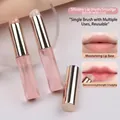 Detailweergave van siliconen lippenseel voor naadloos vervagen en gladde blending-effecten - Siliconen / Succulent Roze Met Deksel