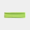 Elastic sweatband for yoga and fitness in fluorescent green breathable knit fabric - Dark Green