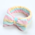 Green Yellow Pink Striped