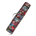 Borsa porta tappetino yoga in tela con stampa tropicale, tracolla e tasche laterali - Stile 1
