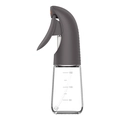 Pulverizador de aceite de vidrio para cocina con escala 150ml y gatillo naranja - 150ML / Gris Oscuro