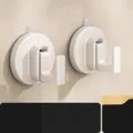 Creamy white vacuum suction cup hooks set of two for bathroom and kitchen storage - 2 Pcs/Set / Cream White