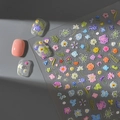 Autocollants 3D gaufrés pour ongles avec motifs de fleurs printanières colorées - Style de Fleur en Relief Printanier (FEB-920)