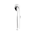 Elegant 304 stainless steel silver salad spoon fork with 20cm length and 4.5cm width - Elegant Salad Fork