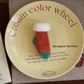 Mini Christmas knitted plush sock ornament in red and green, 9cm x 6cm holiday decoration - Large-Caramel
