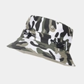 Détail d'un bob camouflage de jungle avec œillets métalliques et cordon de sport réglable - Camouflage de Jungle (1#)