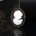 Black White Lady Beaded Border (XD7413-3)
