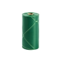 Green biodegradable dog poop bag roll with bone pattern on white background - New / Four-Pointed Star / Green / 1.3 Silk