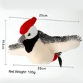Giocattolo picchio in peluche per gatti, apertura alare 25cm e peso 103g mostrato - Picchio