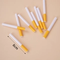 Décoration de gâteau réaliste en forme de cigarette pour aînés, mesurant 8 cm de long - Cigarette de simulation en plastique 10 pièces