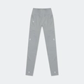 Leggings da yoga grigi a compressione elastica con design a stelle bianche - XS / Grigio Nebulosa