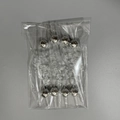 Disco ball mirror straws in bulk packaging for party supplies and wedding decor - 8 Pcs/Bag / Silver