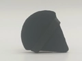 Houppette triangulaire noire douce avec ruban pour une application de maquillage parfaite - Noir