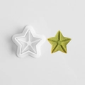 Stampo per biscotti a forma di stella con pressa 3D per pasticceria natalizia - E0847-Stella