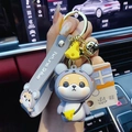 Niedlicher Shiba Inu Schlüsselanhänger im Maus-Kostüm mit Fortune Shiba Armband - Sternzeichen Maus Shiba Inu