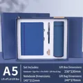 A5 Blue (pen + Usb Flash Drive + Thermos Mug Gift Set)