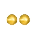 Orecchini a perno sferici minimalisti in oro spazzolato per un look vintage - Stile Sfera Rotonda (5264043842665) / 02 Oro Opaco
