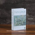 Deko-Buchbox Van Gogh Mandelblüten für Büroregal und Vintage-Stil Aufbewahrung - Simulationsbuch / S / Mandelblüte