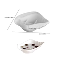 Conch shell silicone mold for DIY resin jewelry tray and storage box with dimensions - NO.3 Large Conch