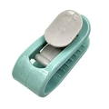 Mint green and gray anti-slip duvet clip holder for bed sheet fastening - Blue