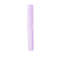 Professional dual-head purple styling hair comb with wide and fine teeth design - Purple