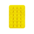 Yellow silicone phone suction cup mount with 24 individual mini pads and flexible grip - Standard Style (24-Suction Cup) / Yellow