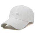 White embroidered FARD baseball cap made of breathable quick-dry fabric for outdoor sports - Adjustable / White