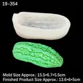 DIY bitter melon silicone mold with realistic texture and white translucent finish - Bitter Gourd 19-354 Transparent