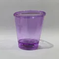 Purple transparent LED beaded party cup with bride to be festive glowing effect - Transparent Purple LED Glow Cup (No Hole)
