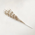 Golden glitter berry spray branch for Christmas tree decoration on white surface - Light Rose Gold Stem