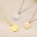 Plain Round Zirconia Style / Rose Gold