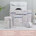 6-piece laundry mesh bag set with rainbow prints and blue zippers for delicate clothes - Print - Seven-color Rainbow