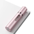 Pink 5ml refillable perfume atomizer with viewing window and sleek aluminum shell - 5ml / Pink