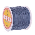 Spool of durable blue-grey 72# jade thread for handmade jewelry and necklace weaving - Haze Blue