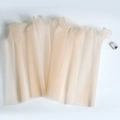 Beige pleated wave organza wrap for bouquets with integrated LED light controller - Luminous Wave Mesh (28cm*2m) / Pink