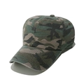Détail de casquette de baseball camouflage jungle avec visière courbée et six panneaux - M(56-58cm) / Camouflage Classique(C)