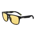 Polarized sports sunglasses with matte black frames and yellow night vision lenses - Black Frame Yellow Lens / Night Vision