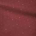 Deep burgundy fabric with silver rhinestones for Christmas bouquet DIY decorations - Pigeon Blood Red / 10 Sheets Set