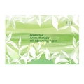 Green tea scented facial oil blotting sheets in flat pack containing 100 counts - Green Tea Scent