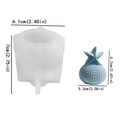 Starfish shell urchin silicone mold for DIY candles and plaster ornaments, 7cm height - Single Layer Urchin Starfish