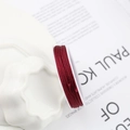 Deep red braided cord for DIY jewelry in wine red finish spool for handcrafting - 10m / Burgundy