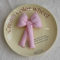 Fiocco per capelli in tessuto rosa imbottito di cotone misura 12cm per 8,5cm - 12x8.5cm / Rosa Chiaro