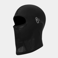 Breathable ice silk cooling balaclava mask for sun protection and outdoor cycling in black - Short Style / Black