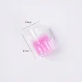 Mini chope de bière cocktail dégradé rose 3,7cm pour décoration de cuisine miniature - Cocktail Rose - Style Sans Fermoir