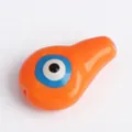Orange teardrop lucky evil eye bead made of resin for pearl bracelet accessory - Orange/Teardrop Evil Eye (M654227D1-Orange)