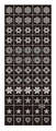 P04 variant nail art stickers featuring white snowflakes, stars, and heart patterns - 4# (P04 Mixed Snowflakes)
