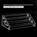 Transparent acrylic 4-tier ladder display stand, sized 31x17x11cm for sunglasses organizer - 4-Tier Sunglasses Display Stand