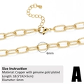 Gedetailleerde weergave van 18k vergulde ketting met 6mm spiraaltextuur en karabijnsluiting - Stijl A 6mm Spiraaltextuur Schakelketting